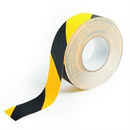 Antislip tape zwart/geel - 50mm - gevarenzone