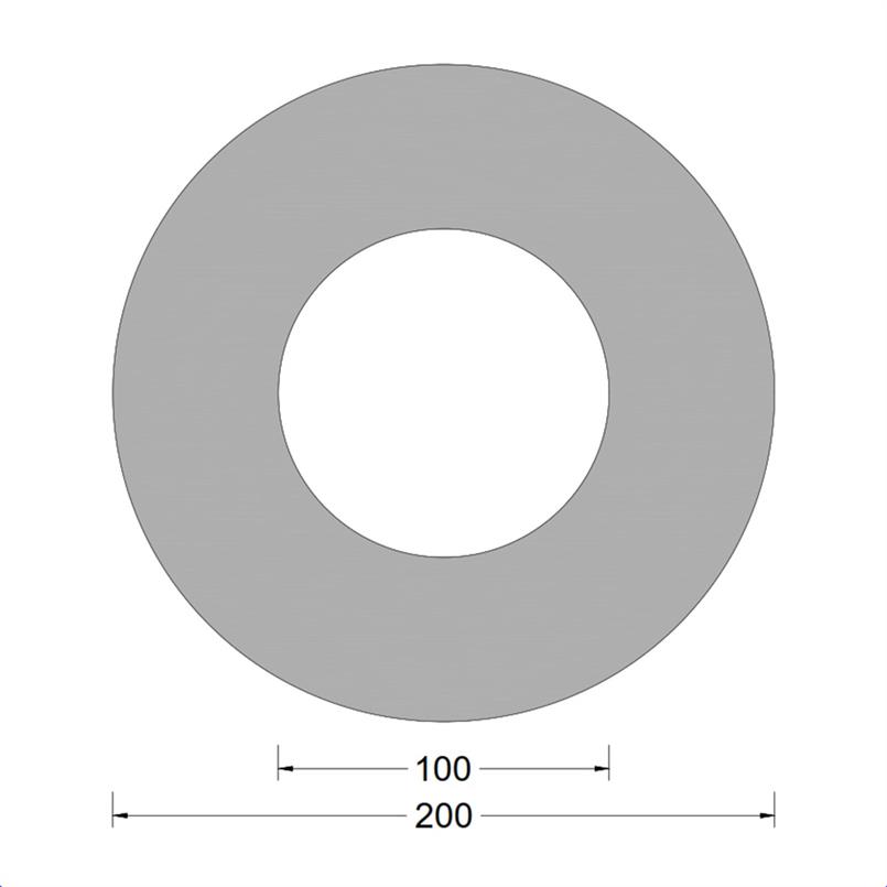 Cilindrische fender - 0200x0100mm