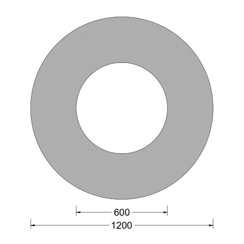 Cilindrische fender - 1200x0600mm