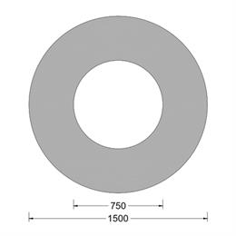 Cilindrische fender - 1500x0750mm