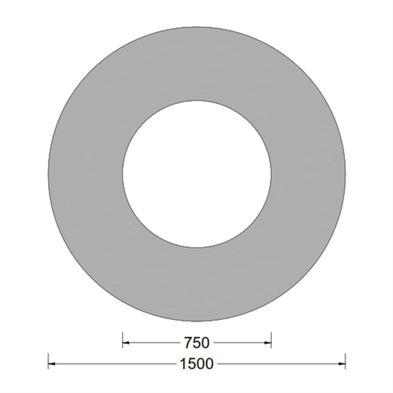 Cilindrische fender - 1500x0750mm