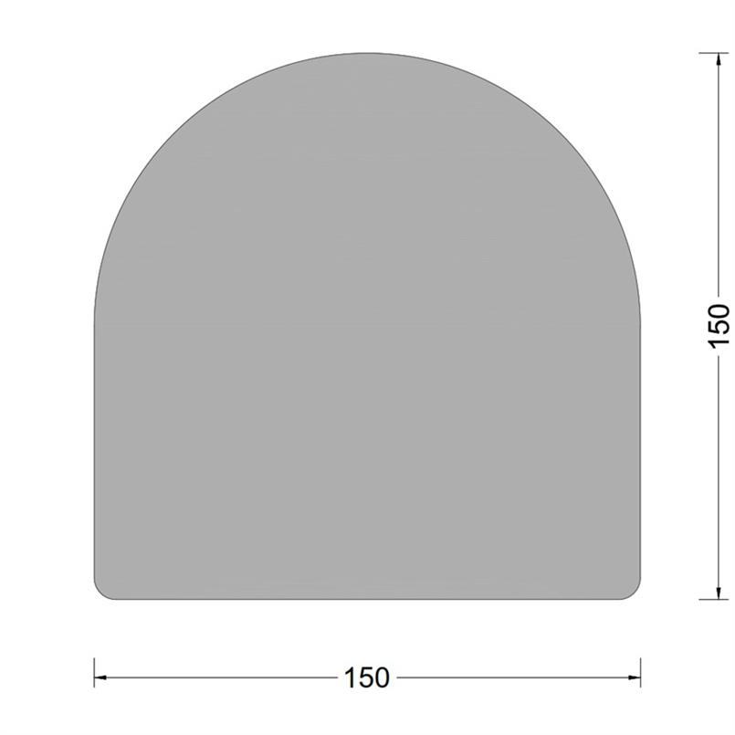 DS-fender 150x150mm - massief