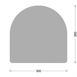 DS-fender 300x300mm - massief