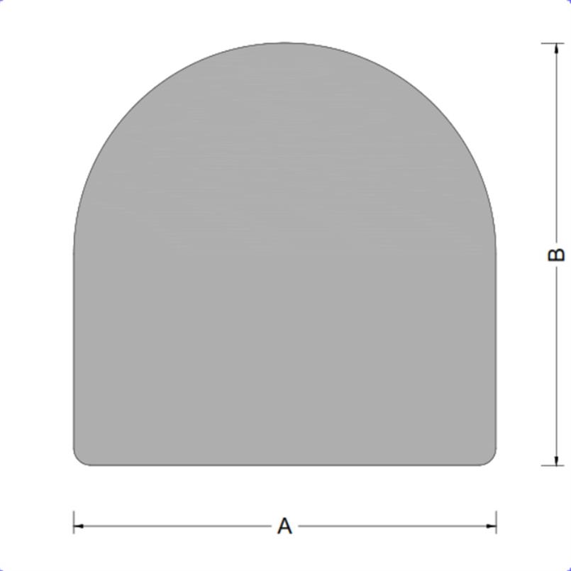 DS-fender AxBmm - massief maatwerk