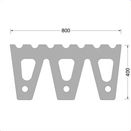 M-Fender - 800x400mm