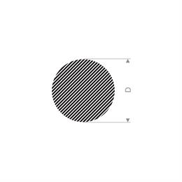 Mosrubber rondsnoer 15mm