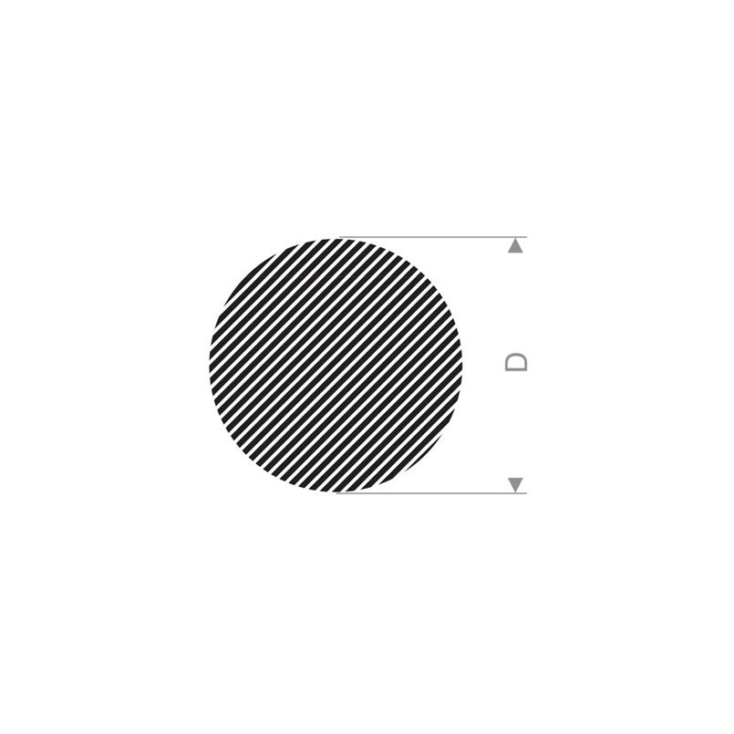 Mosrubber rondsnoer 15mm