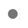 Mosrubber rondsnoer 15mm