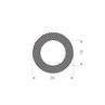 Mosrubber slangprofiel 26x16 mm