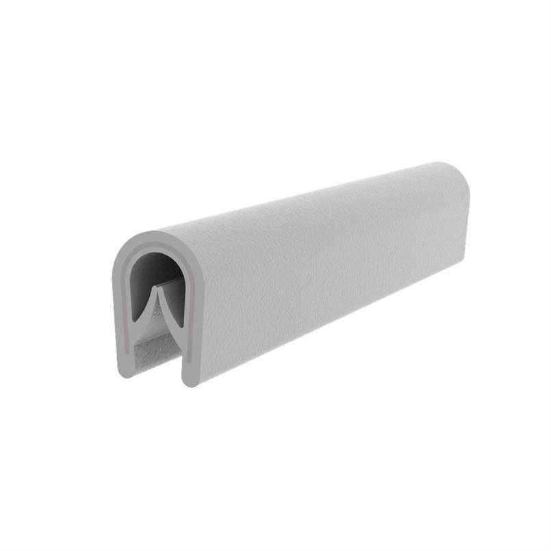 PVC kantafwerk profiel - grijs - klembereik 1.0.-4.0mm