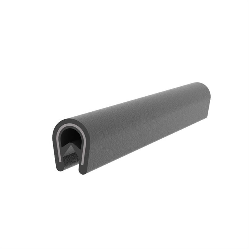 PVC kantafwerk profiel - zwart - klembereik 2.0.-4.0mm