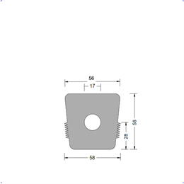 Stenenklem rubber