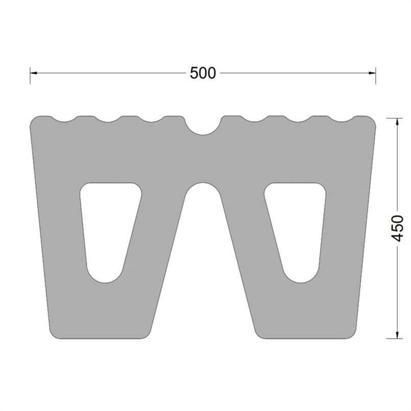 W-Fender - 500x450mm